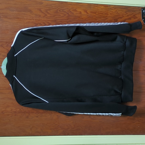 Classic Adidas Three Strip Track Jacket - Picture 5 of 6